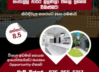 Kiridiwela Hanwella Land For Sale